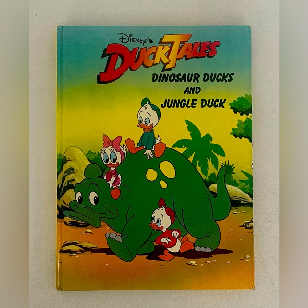 Dinosaur Ducks and Jungle Duck Disney's DuckTales 1989 Hardcover